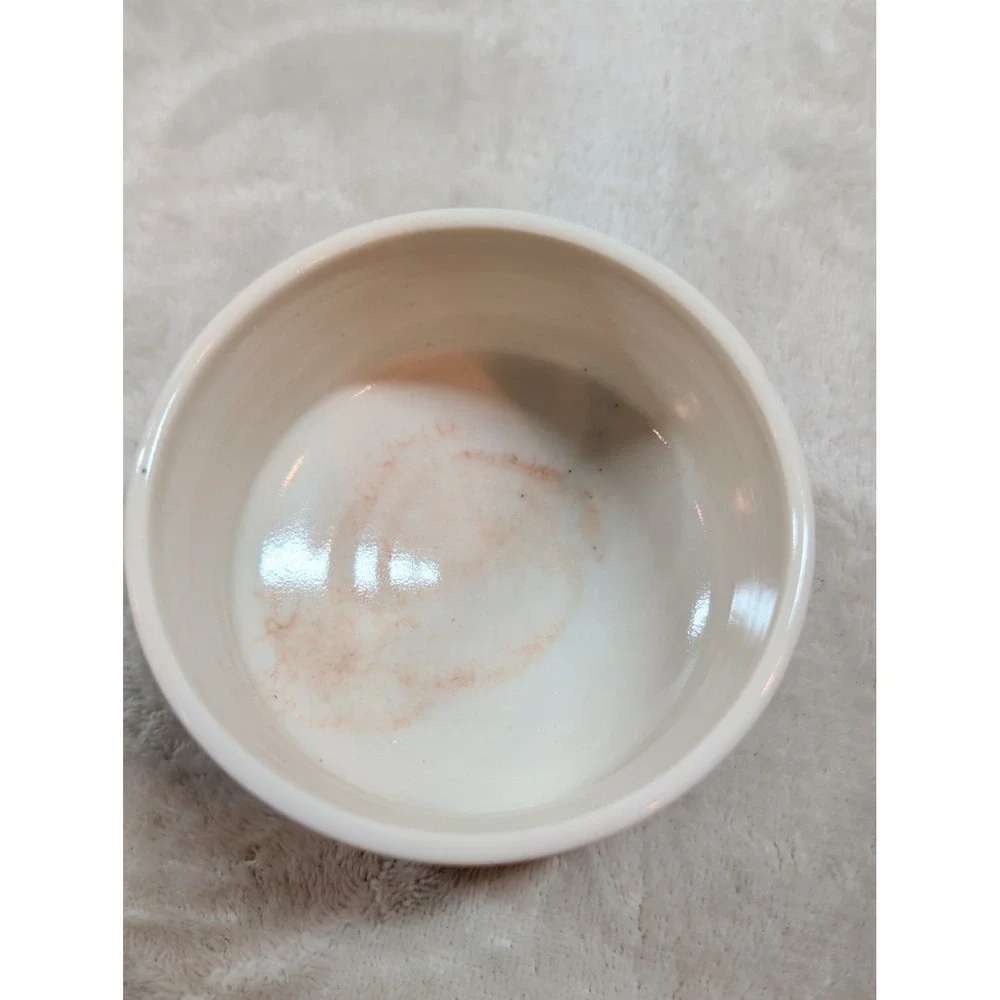Studio Pottery Blue White Ombre Glazed Ceramic Bowl Handcrafted Signed‎ 4.5